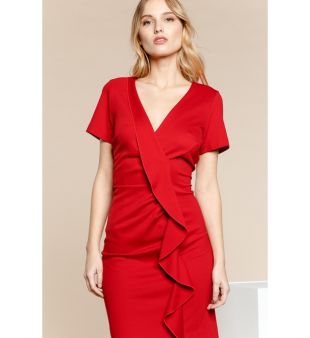 ROBE A VOLANT