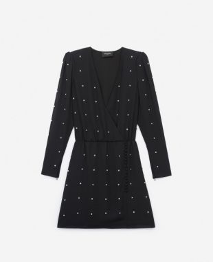 ROBE MANCHES LONGUES AVEC STRASS