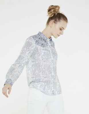 Chemisier Blanc I.code (by Ikks) Femme - 2537698-blanc0