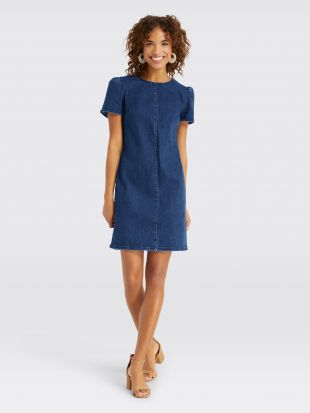 Denim Shift Dress
