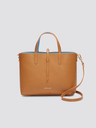 Leather Reversible Mini Tote