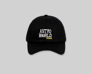 The brown hat worn by Travis Scott on his account Instagram