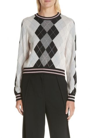 Dex Argyle Merino Wool Sweater