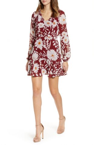 Floral Blouson Dress