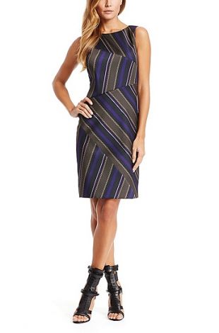 'Delmira' | Cotton Blend Sheath Dress