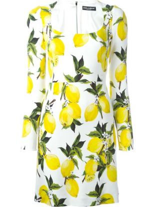 Dolce & Gabbana - Dolce & Gabbana lemon print dress