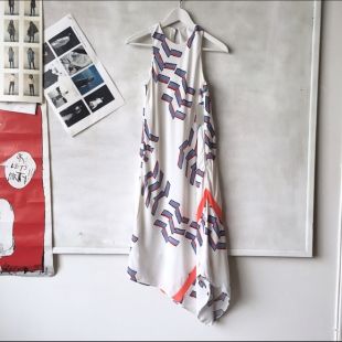 RACHEL ROY Printed Midi Dress