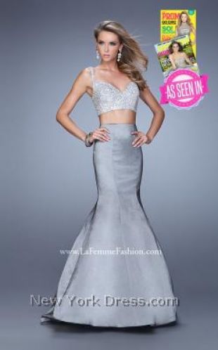 Crystal Bodice Mermaid Dream Gown by La Femme