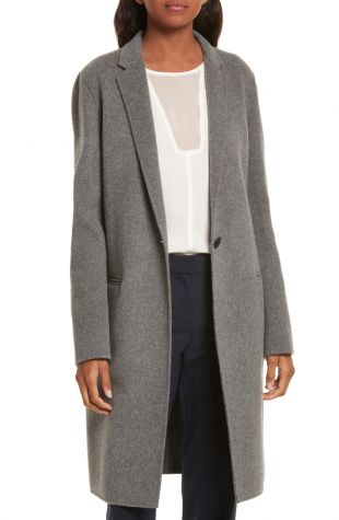 Theory - New Divide Wool & Cashmere Coat