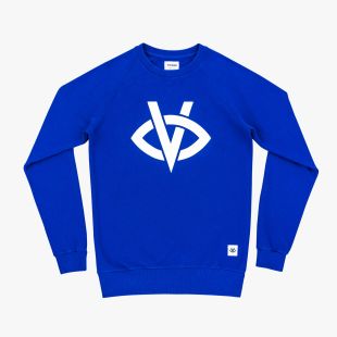Visionnaire logo V Crewneck bleu