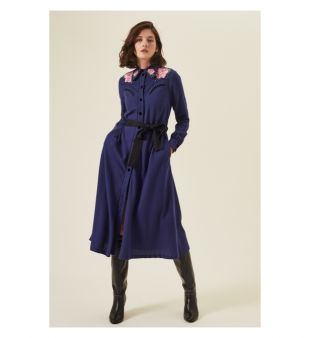 Robe Western Night bleu nuit