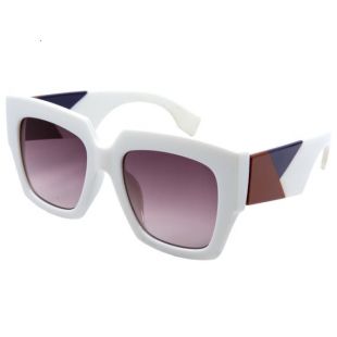 Classic Modern Square Sunglasses UV400 - Best 2019 Eyewear - White