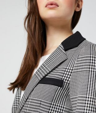 Veste de tailleur à carreaux