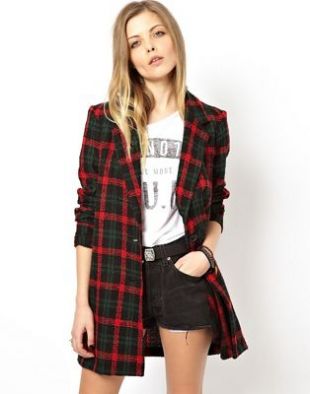 ASOS - Reclaimed Vintage Check Coat