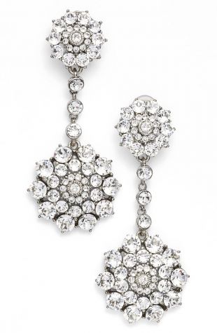 'Classic Jeweled' Swarovski Crystal Drop Earrings