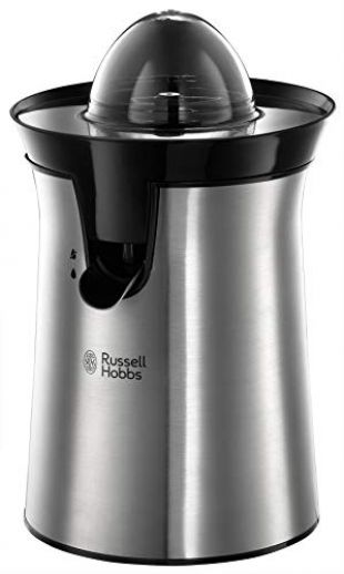 Russell Hobbs Presse Agrumes Electrique, 2 Sens Rotation, 2 Cônes Interchangeables, Jus de Fruit Frais Rapide - 22760-56