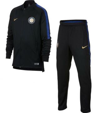 Nike Inter Milan Knit Survetement Training 2018/19 Noir Version Bench Dry