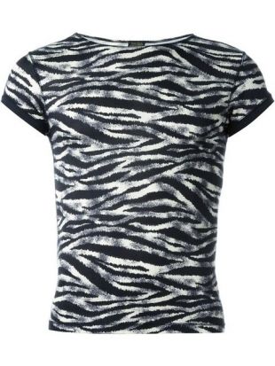 Jean Paul Gaultier Vintage t shirt à Motif Zébré
