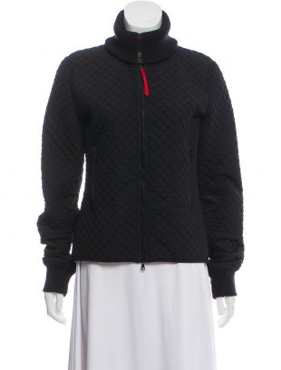 Quilted Turtleneck Jacket