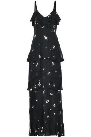  Tiered floral print silk chiffon maxi dress | A.L.C. | Sale up to 70% off | THE OUTNET
