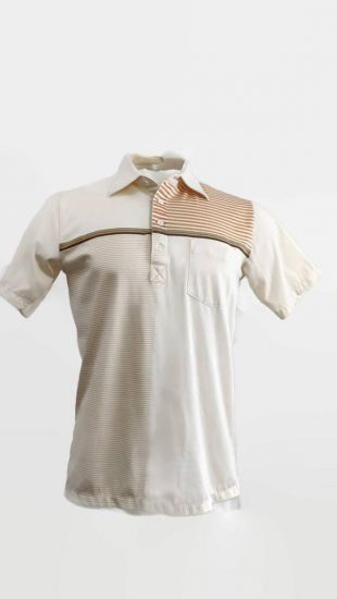 Vintage 70s Royale-Air Striped Polo Shirt