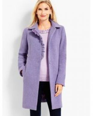 Albury Wool Ruffle Coat
