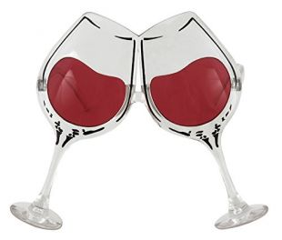 Red Wine Costume Party Glasses for Adults by elope