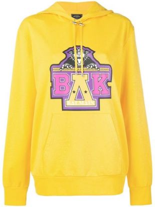 B K crop top hoodie in yellow worn by Beyonce as seen in Homecoming A Film by Beyonce Spotern