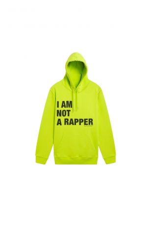 Eleven Paris sweatshirt vert "I'm not a rapper"