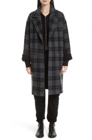 Vince tonal 2025 plaid car coat