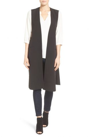 Halogen® - Long Twill Vest