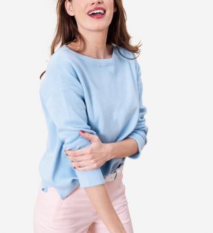 Pull bleu