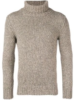 Zanone Pull Moucheté à Col Roulé - Farfetch