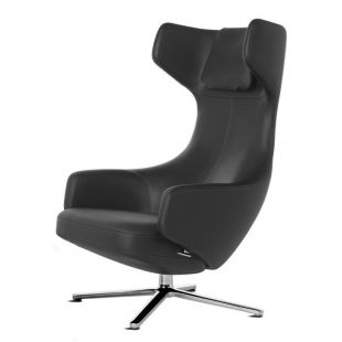 Grand Repos Lounge Chair and Ottoman Designed by Antonio Citterio for Vitra