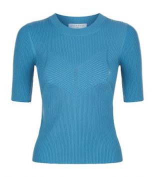 pull court en maille