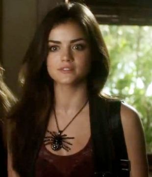 As seen on Pretty Little Liars Lucy Hale Black Spider LG Pendant ...