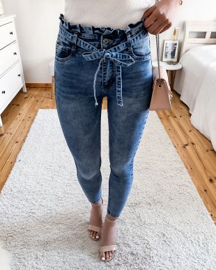 Lena Summer Shop Skinny High Waist Jeans
