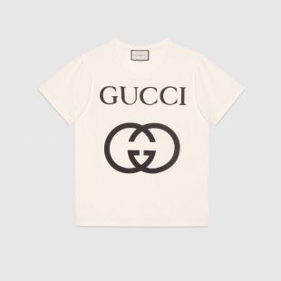 Gucci - Gucci T-shirt oversize avec GG