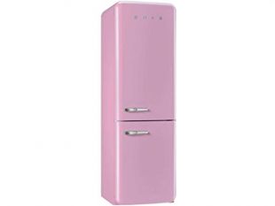 Smeg FAB32RRON1 Independiente 304L A++ Rosa nevera y congelador - Frigorífico (304 L, SN-T, 10 kg/24h, A++, Compartimiento de zona fresca, Rosa)