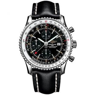 Breitling Herren-Armbanduhr Navitimer Chronograph Automatik Leder A2432212/B726/441X
