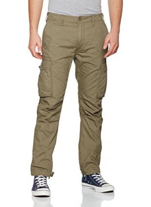 Celio Herren Hose Gorargot, Grün (Kaki), Gr. 50