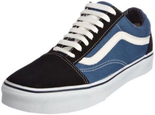 VANS Unisex-Erwachsene Old Skool Sneakers, Colour is Blue (Navy), 43 EU