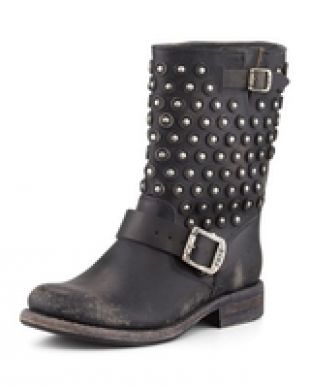 Women's Jenna Disc Short Motorcycle Boot - Frye