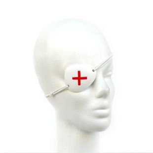 Cache oeil "croix rouge"