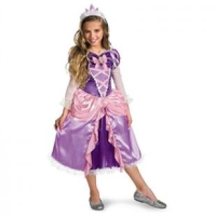 Tangled Princess Rapunzel Shimmer Deluxe Halloween Costume