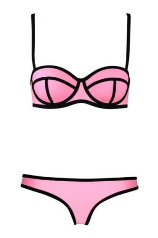 Maillot De Bain Deux Pièces Joe Boxer – Orange/Rose – Taille XL 14/16 – Neuf étiqueté