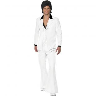 70er ans COSTUME BLANC John travolta tenue saturday night fever Costume M 48/50