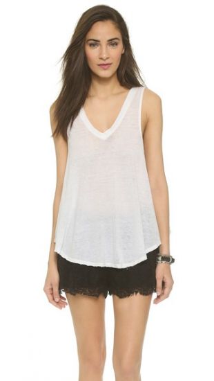 Rayon Slub Long Beach Tank