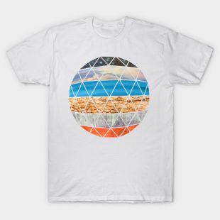 T-shirt elemental geodesic disponible en plusieurs coloris dont le gris clair