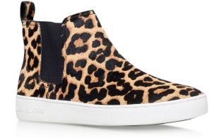 sneakers motif léopard